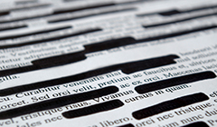 Redacted text
