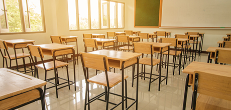 Empty classroom
