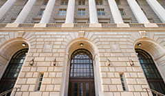 Courthouse with columns