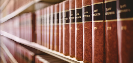 Law library shelf