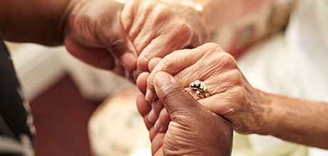 Holding hands