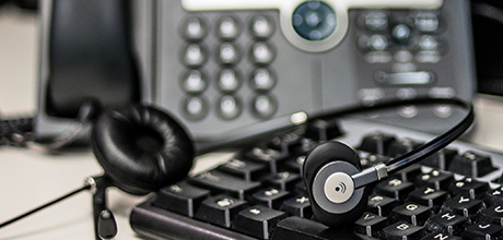 Telephone headset