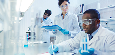 Lab researchers