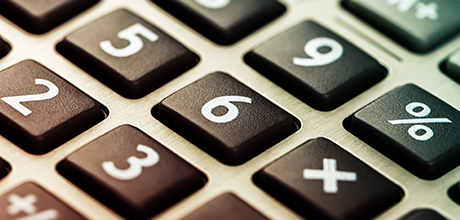 Calculator keypad