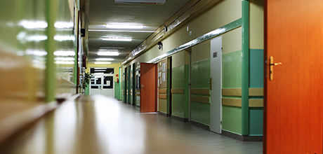 School hallway