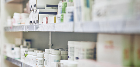 Pharmacy shelf