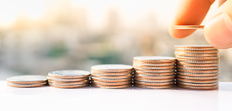 Stacking quarters