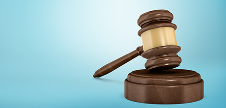 blue gavel