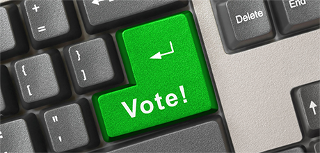 vote button