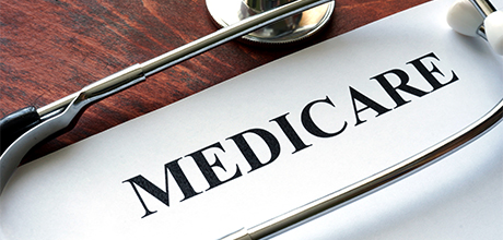 medicare written on paper