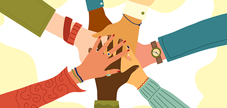 diversity hands