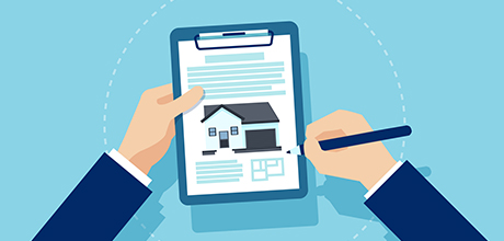 man signing mortgage