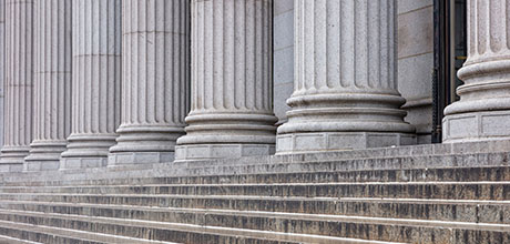 pillars at a government building