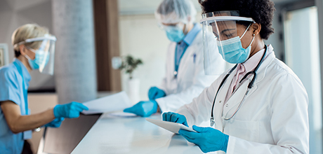 doctors wearing PPE