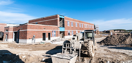 school under construction
