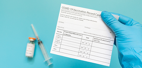 COVID vaccine card